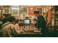 平頂山寶豐店：羊肉沖湯，每碗七次底, 顧客排隊等吃