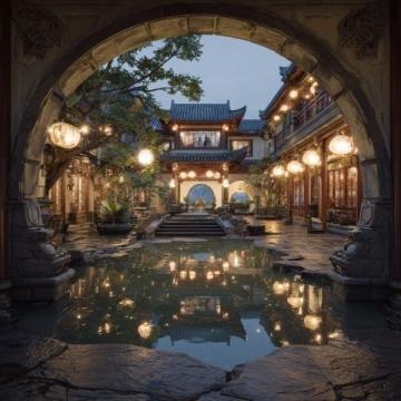 太原市/晉源區/晉祠鎮/晉祠南堡1號(晉祠是中國現存最早的皇家祭祀園林)