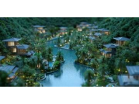 金寨蔚藍海岸度假山莊在安徽省六安市金寨縣油坊店鄉龔沖村，有一處度假勝地——