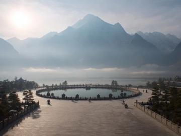 太原蒙山大佛景區(qū)探秘:云霧中的千年古佛遺址之旅