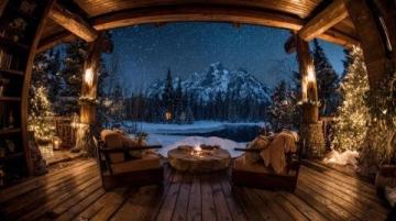 夜幕下的雪野湖:燒烤紅酒配煙花的美妙夜晚體驗