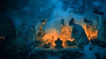 洗罷硯臺回南京