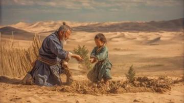 戈壁灘上的炕羊排柴達木盆地的風味傳奇