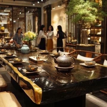 今天，我從杭州西湖旅游，專門乘車到河坊街素滿香素食自助餐店就餐