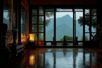 到高密城郊雙羊鎮云來山莊,品農家樂的野味盛宴