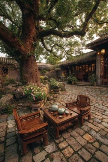 到高密城郊雙羊鎮云來山莊,品農家樂的野味盛宴