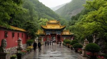 今天去了溧水東廬山觀音寺，傅家邊賞梅，太值了！關鍵免票，免票！機智南京旅攻