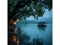 今天，我從杭州西湖旅游，專門乘車到河坊街素滿香素食自助餐店就餐