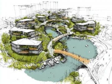 成都麓湖生態城規劃設計理念及商業創新運營模式分析