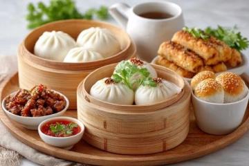 這里是超快手蔥油餅,口感十足