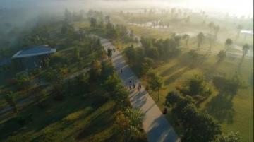 藏不住啦!北京周末新聚點通州綠心公園