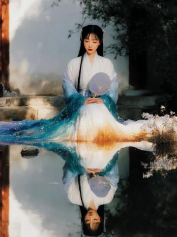 鮑蕾母女三人古裝寫真顏值爆表,貝兒簡直是陸毅翻版!網友們都在討論這對母女的五官和身材。