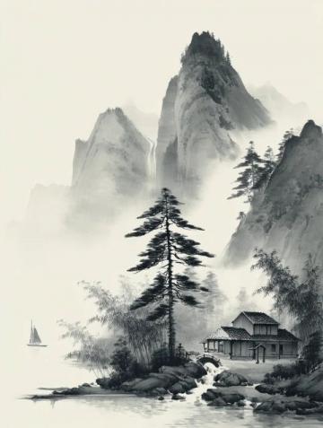 中國山水畫的意境(只有中國人才懂的絕美意境,原來中國的山水畫不是寫意)