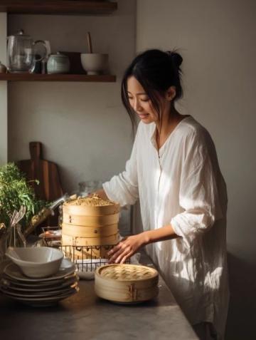 這里是超快手蔥油餅,口感十足