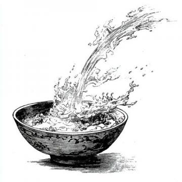 那碗高粱米水飯,還是老東北味兒