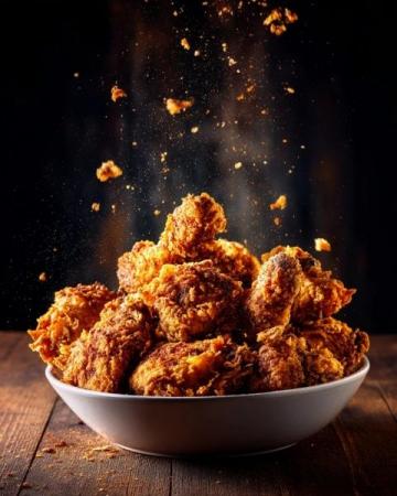 香酥炸雞翅外酥里嫩，一口咬下滿滿的幸福感！