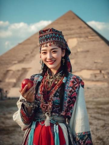 一名伊朗美女網(wǎng)紅在游覽桂林后，感慨萬千的落淚了
