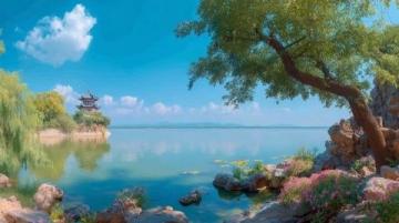 咸陽湖邂逅歷史與美景的夢幻之旅