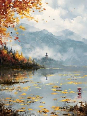 黎明六點，微光悄然灑落順峰山公園的青云湖畔,湖水仿若被喚醒的精靈，泛起粼粼波光