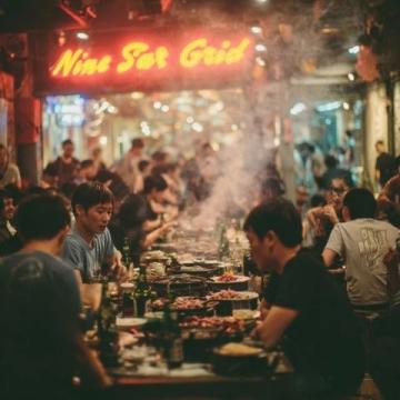 在上海的韓國風情街,這家烤肉店讓你大飽口福還能蓋印章!