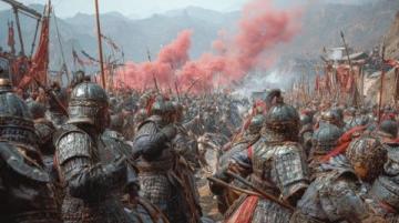 蒙古鐵騎避開關隘，巧妙穿行，橫掃金國都城，宣告其悲劇性終結