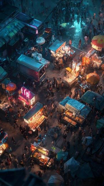 南寧夜市:排隊1小時也要嘗的街頭美食盛宴,100元扶墻走的味覺狂歡!