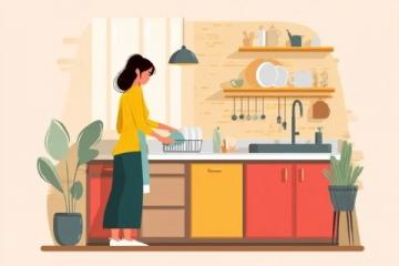 每日廚房忙碌：從早到晚的做飯與洗涮循環生活