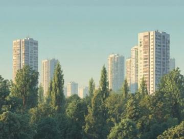 城鄉巨變新貌:高樓與鄉村美景共輝映