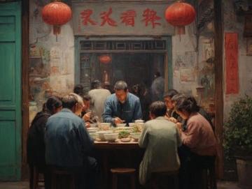 家人們，大年初五在揚州迎財神，我們一家十多口人在揚子江中路的湘悅船家菜聚了個餐