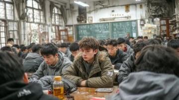 一騎紅塵！貴州貴陽，高考考場外，一個男生忘帶準考證，急的團團轉(zhuǎn)