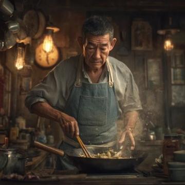 70歲老人深情做飯 美味讓人感動(dòng)