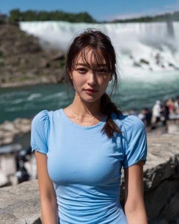 一名伊朗美女網(wǎng)紅在游覽桂林后，感慨萬(wàn)千的落淚了