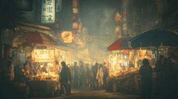 南寧夜市:排隊1小時也要嘗的街頭美食盛宴,100元扶墻走的味覺狂歡!