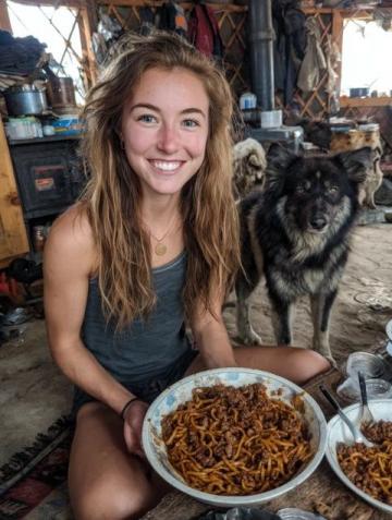清晨五點的鄉(xiāng)村美味:奶奶親手制作蔥油餅與羊棒骨湯