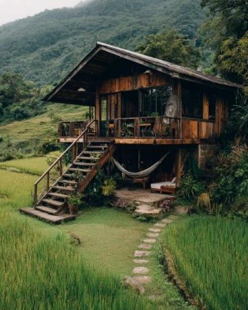 第一次去禾木村要住小木屋，晴天體驗更佳