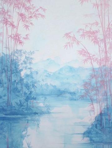 黎明六點，微光悄然灑落順峰山公園的青云湖畔,湖水仿若被喚醒的精靈，泛起粼粼波光