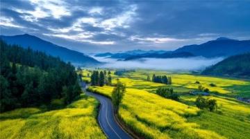 
安徽岳西牛草山云端天路：絕美風車天路，云霧仙境等你打卡