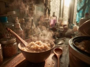 那碗高粱米水飯，還是老東北味兒