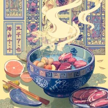 陜西關(guān)中:暑日趣食“攪團