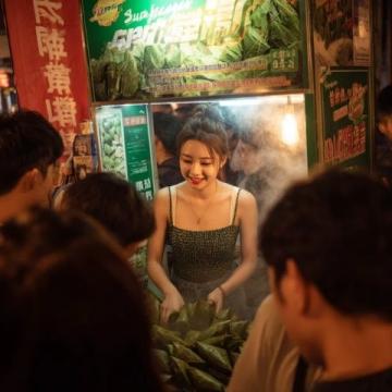 廣州員村街頭興起北方美食鍋盔:探尋其背后故事與魅力