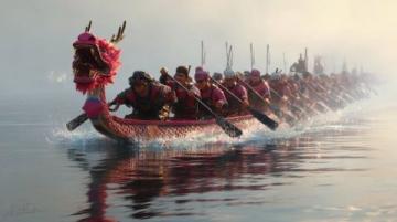 廣東珠江端午龍舟賽激情開戰(zhàn)！400年歷史傳承與650場(chǎng)水上盛宴