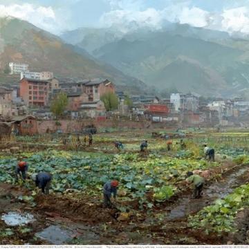 農(nóng)歷三月，農(nóng)人忙碌耕作時(shí)節(jié)來臨