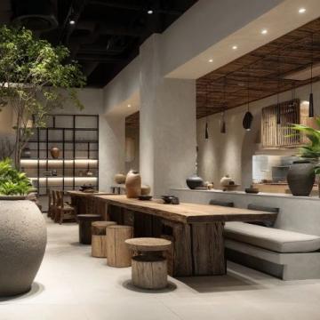 成都萬來食堂新天地店餐飲空間美學設計