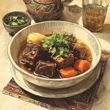 今天下午準備晚餐兩道菜后的意外分享:美味咖喱牛肉做法詳解