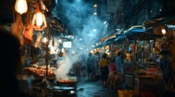 夜游秦皇島劉莊夜市