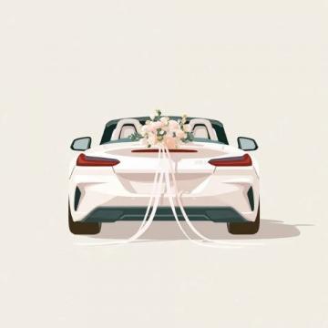 擁有深藍(lán)S07后,上午參加朋友婚禮,開個婚車