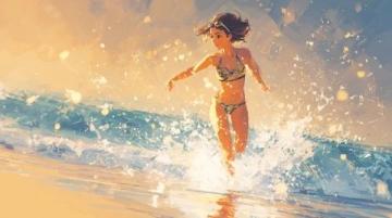 夏日暢游海浪間,悠享濤聲共鳴時