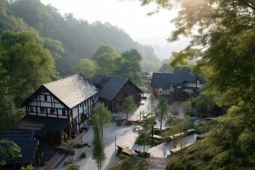 高黎貢山腳下，四休溫泉酒店靜謐藏匿于半山腰