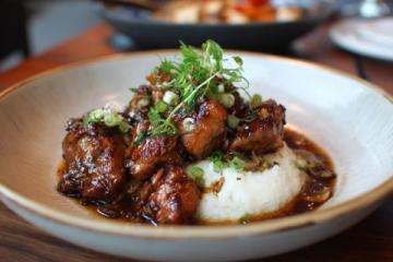 魚羊鮮美搭配：甲魚燒羊排