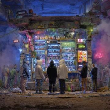 晚上朋友請客，我們走進了一家充滿故事的小店，到處刻滿了時光深處的記憶